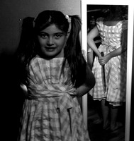 jasmine in mirror